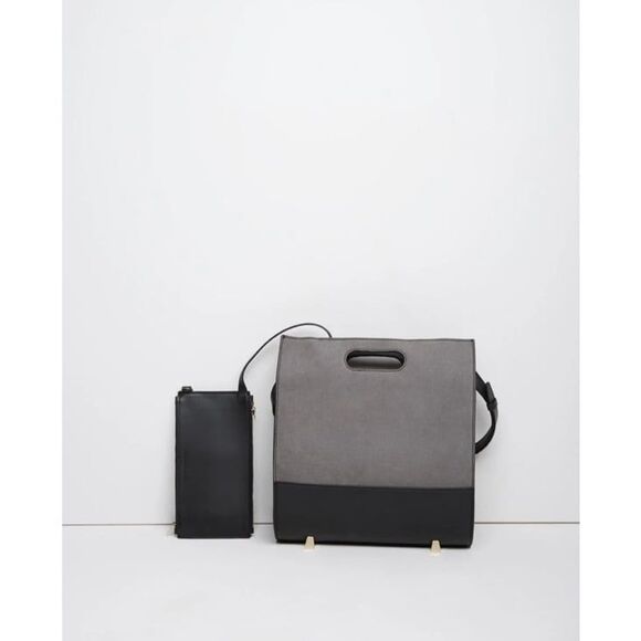 NEW Alexander Wang Chastity Leather and Suede Tote Bag - Picture 4 of 12